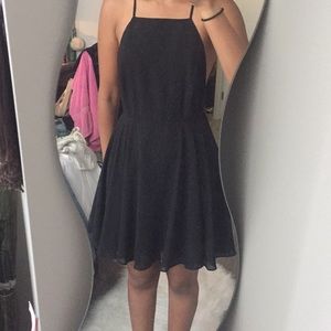 Black A-line dress from Silence and Noise
